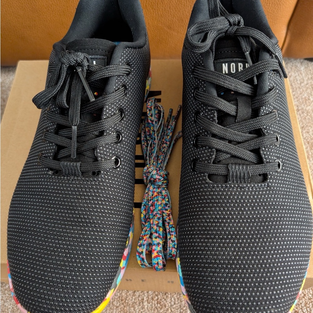 NOBULL Black Men's Shoes with Mosaic Soles